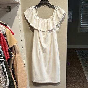 White Off-Shoulder Dress